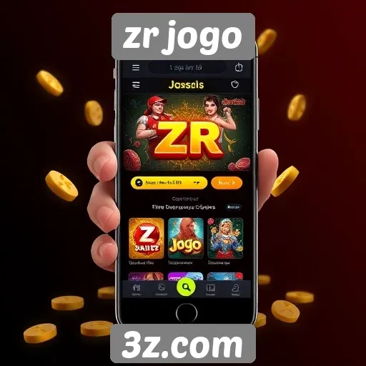Desempenho do site zr jogo em dispositivos móveis